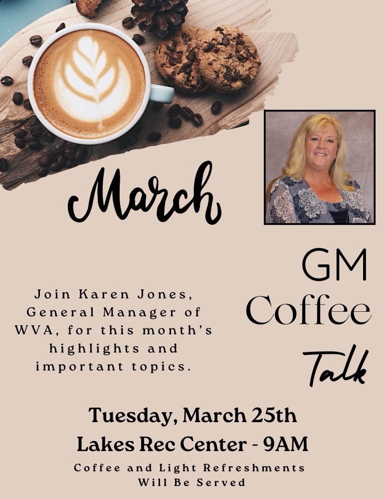 gm coffee talk event poster