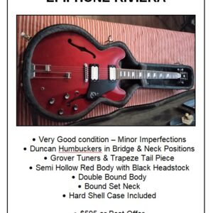 Epiphone Riviera Guitar