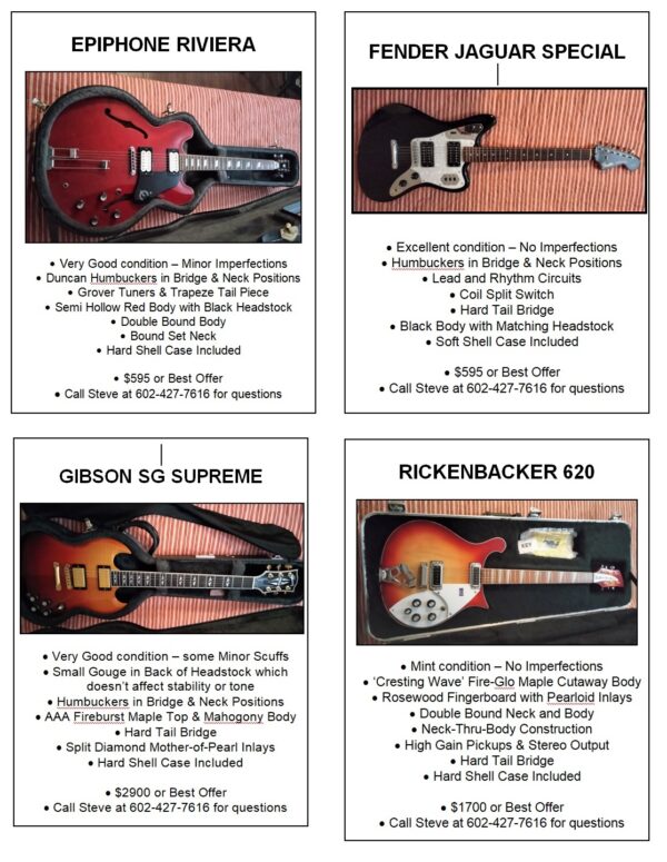 Guitars for Sale